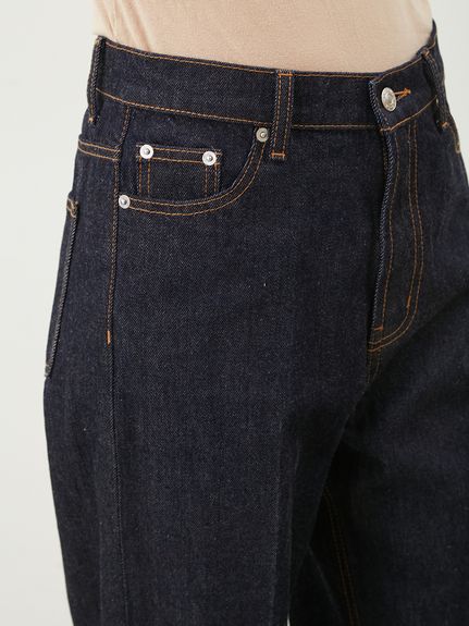 WEB限定00サイズ】ルーズフィットセンタープレスワイドバギー