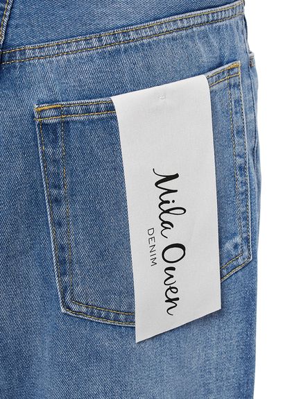Mila owen ルーズフィットバギーデニムパンツ お値下げ不可 WEB限定00サイズ】ルーズフィットバギーデニムパンツ(デニム