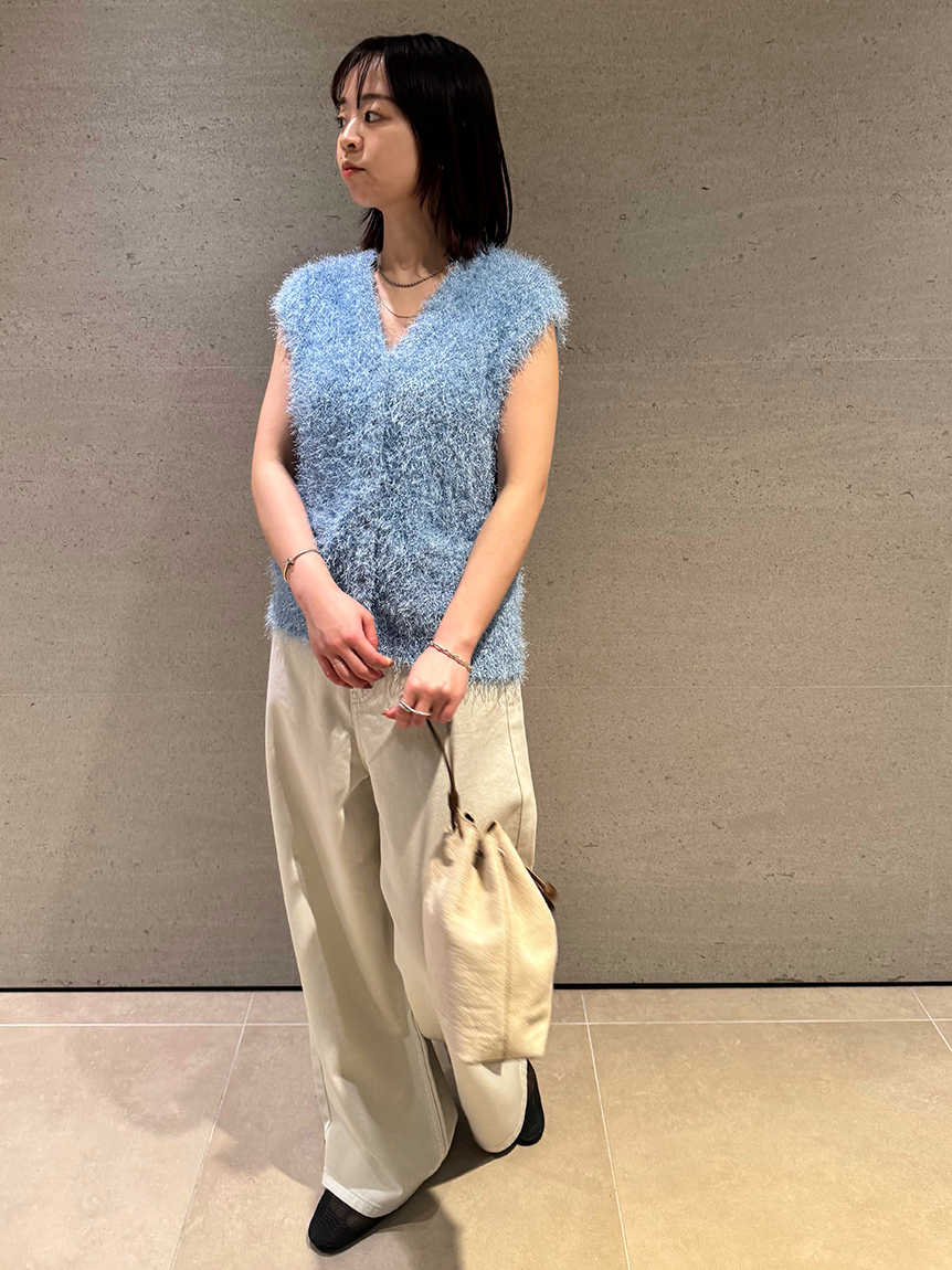 MilaOwen ルーズフィットバギーデニムパンツ WEB限定00サイズ】ルーズフィットバギーデニムパンツ(デニム