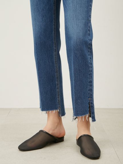 裾段差テーパードデニムパンツ(デニムパンツ)｜パンツ｜Mila