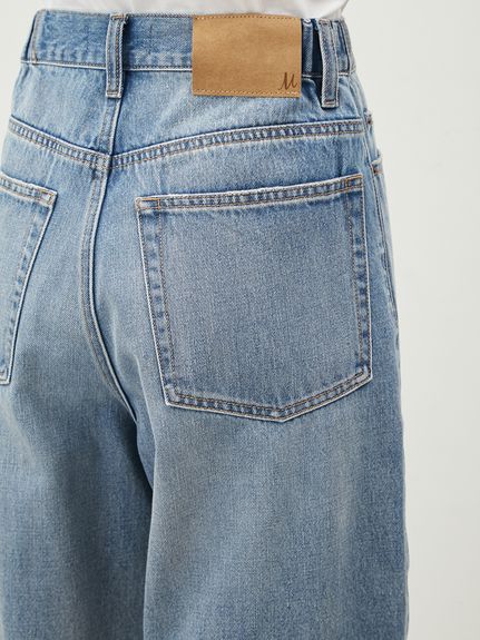 ウエストゴムカーヴィデニム【ウォッシャブル】(デニムパンツ