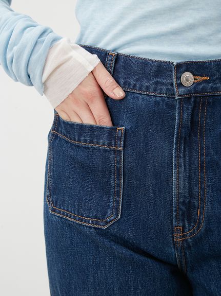 パッチポケットデザインシガレットデニム(デニムパンツ)｜パンツ｜Mila