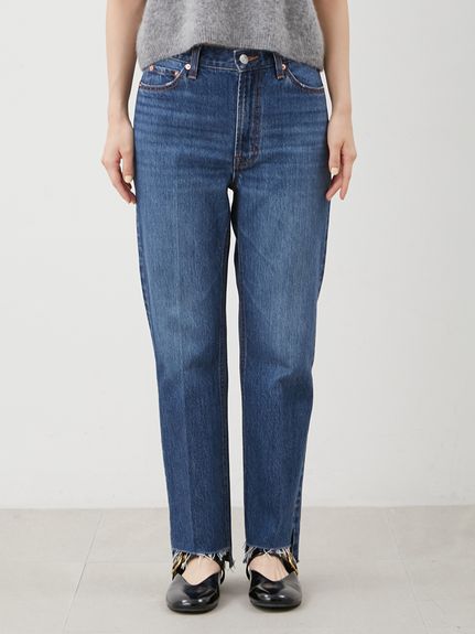 裾段差テーパードデニムパンツ(デニムパンツ)｜パンツ｜Mila Owen