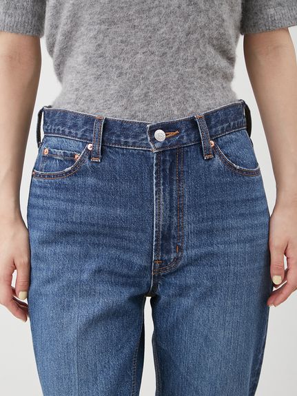 裾段差テーパードデニムパンツ(デニムパンツ)｜パンツ｜Mila Owen