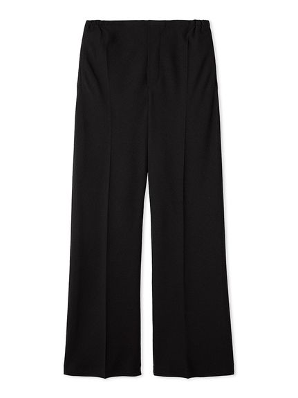 リネンライクセンタープレスワイドイージーパンツ(ワイドパンツ