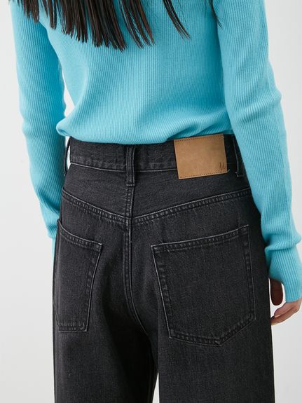 裾フリンジクロップドフレアデニムパンツ(デニムパンツ)｜パンツ