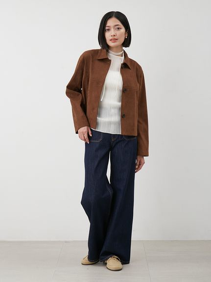 【新作】Mila Owen パッチポケットデザインバギーデニムパンツ パッチポケットデザインバギーデニムパンツ(デニムパンツ