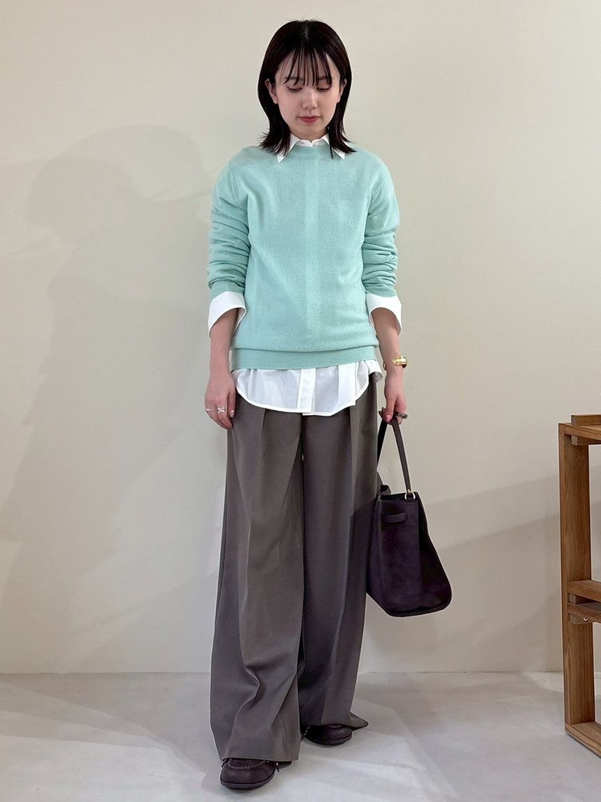 ウエストベルトタックワイドパンツ(ワイドパンツ)｜パンツ｜Mila Owen