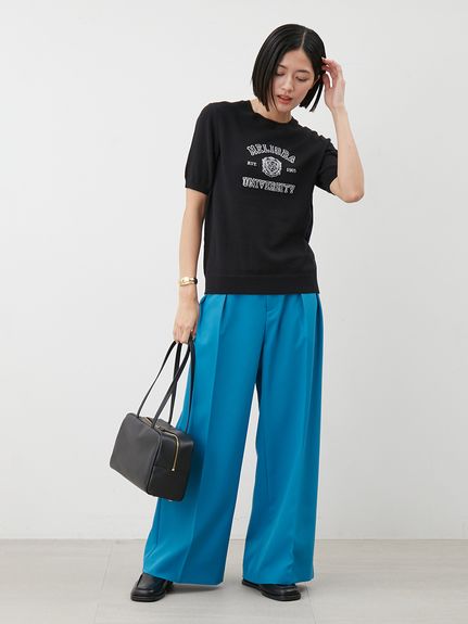 ウエストベルトタックワイドパンツ(ワイドパンツ)｜パンツ｜Mila Owen