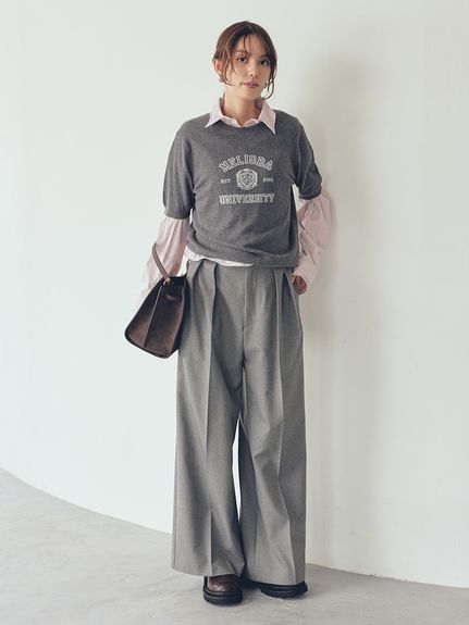 柏さん専用 ウエストベルトタックワイドパンツ(ワイドパンツ)｜パンツ｜Mila Owen