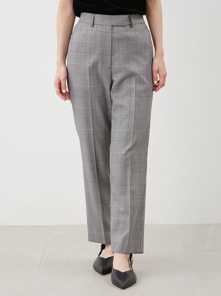 後ろゴムセンタープレステーパードパンツ(テーパードパンツ)｜パンツ