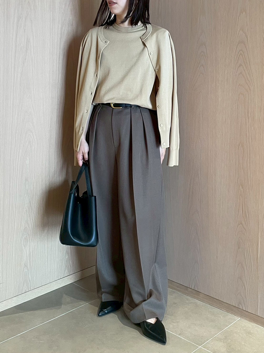 美形ワイドパンツ(ワイドパンツ)｜パンツ｜Mila Owen（ミラオーウェン