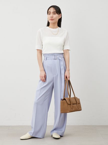 UV加工】ドライタッチペーパーバッグパンツ(ロングパンツ)｜パンツ