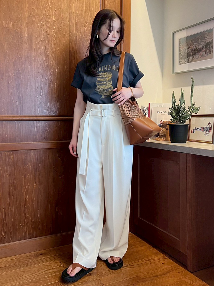 UV加工】ドライタッチペーパーバッグパンツ(ロングパンツ)｜パンツ