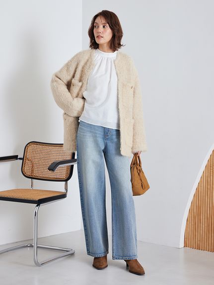 ハイライズルーズフィットバギーデニム(デニムパンツ)｜パンツ｜Mila