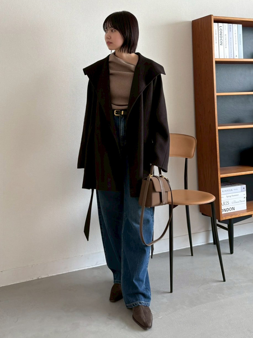 ハイライズルーズフィットバギーデニム(デニムパンツ)｜パンツ｜Mila