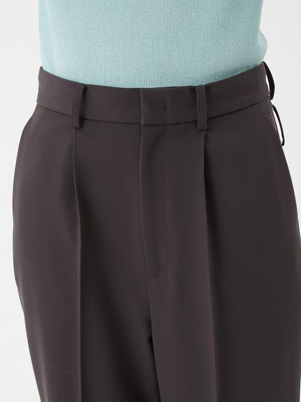 セットアップ対応】ワンタックストレートスーツパンツ(ストレート