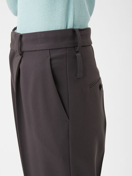 セットアップ対応】ワンタックストレートスーツパンツ(ストレート