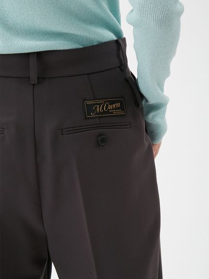 セットアップ対応】ワンタックストレートスーツパンツ(ストレート