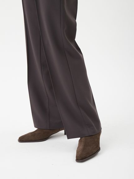 セットアップ対応】ワンタックストレートスーツパンツ(ストレート