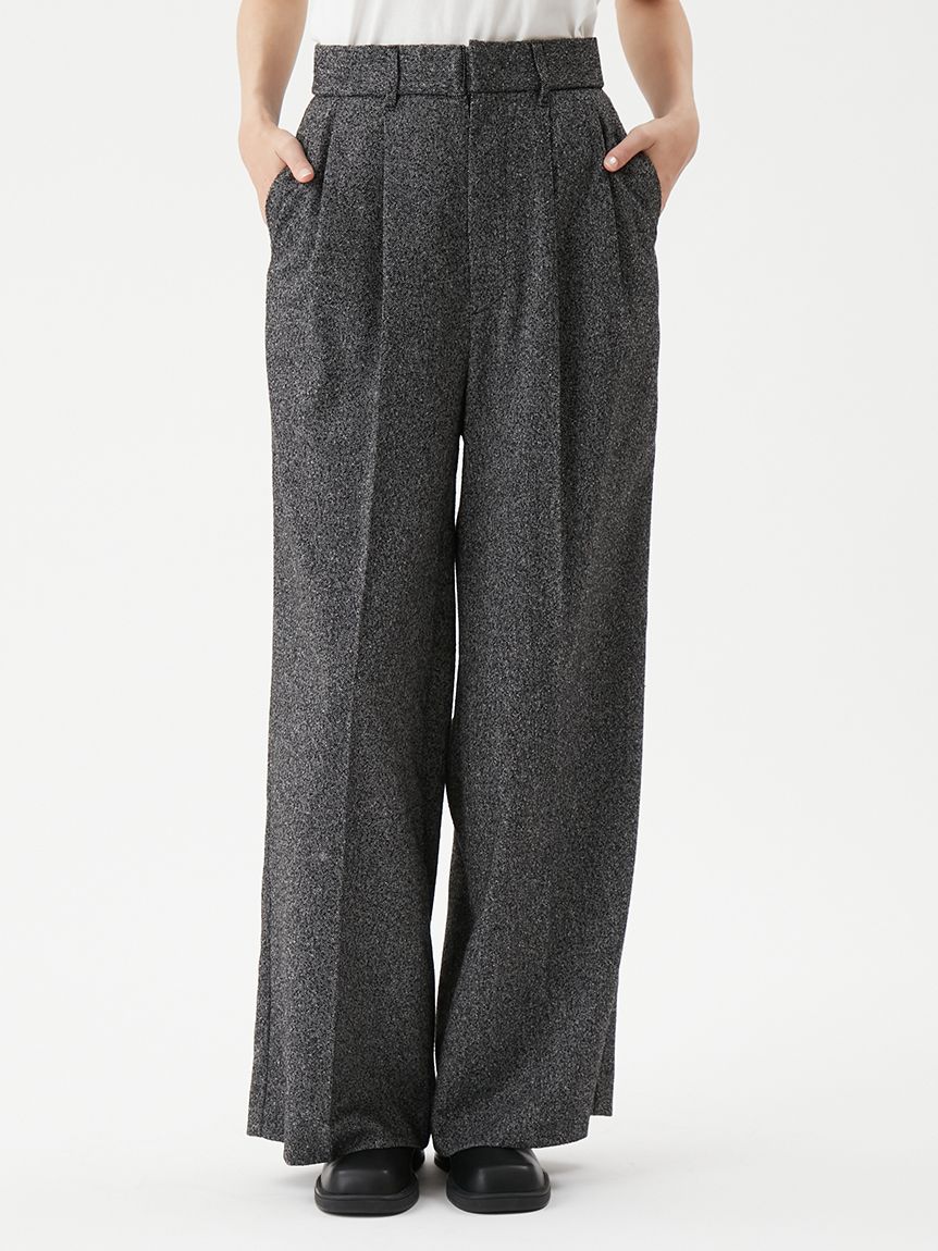 2タックワイドパンツ(ワイドパンツ)｜パンツ｜Mila Owen（ミラ