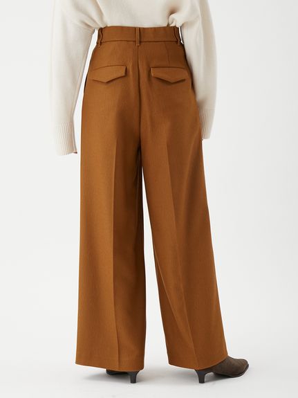 コーデュロイライク2タックワイドパンツ(ワイドパンツ)｜パンツ｜Mila