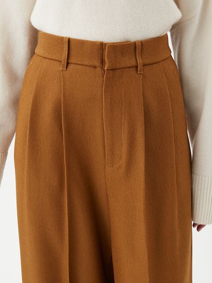 コーデュロイライク2タックワイドパンツ(ワイドパンツ)｜パンツ｜Mila