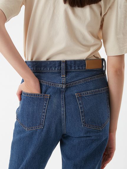 センタープレス裾段差デニムパンツ(デニムパンツ)｜パンツ｜Mila Owen