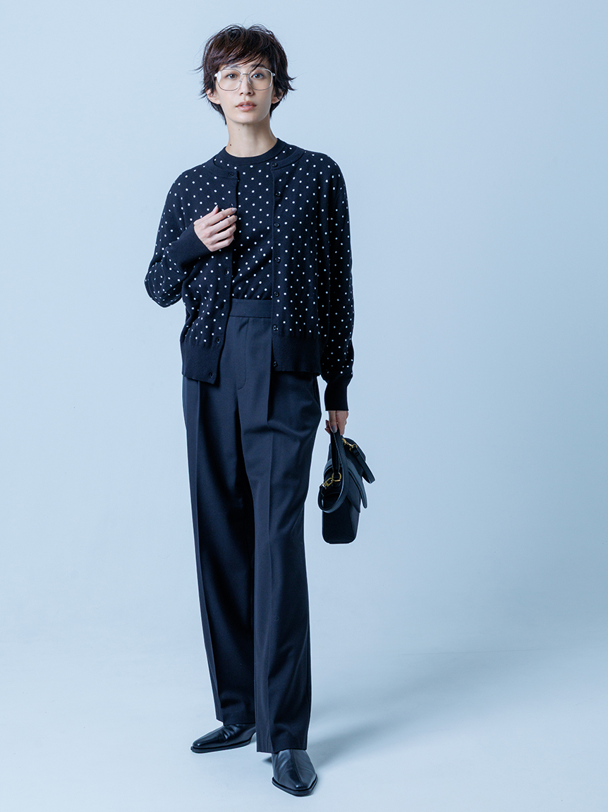 センタープレスパンツ(ストレートパンツ)｜パンツ｜Mila Owen（ミラ