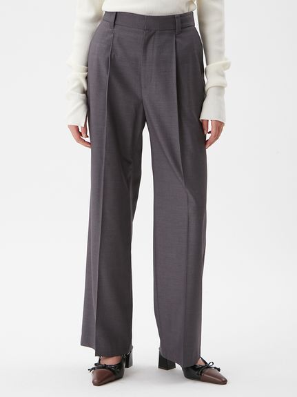 センタープレスパンツ(ストレートパンツ)｜パンツ｜Mila Owen（ミラ