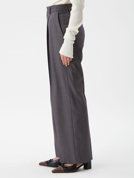 センタープレスパンツ(ストレートパンツ)｜パンツ｜Mila Owen（ミラ