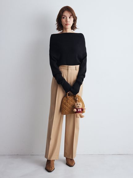 センタープレスパンツ(ストレートパンツ)｜パンツ｜Mila Owen（ミラ