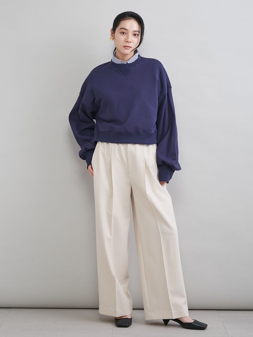 MILA PANTS】センタープレスイージーパンツ(ワイドパンツ)|パンツ MILA PANTS】センタープレスイージーパンツ(ワイドパンツ)|パンツ