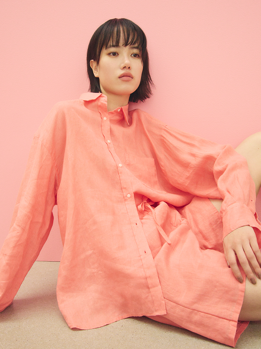 フレンチリネンショートパンツ(ショートパンツ)｜パンツ｜Mila Owen