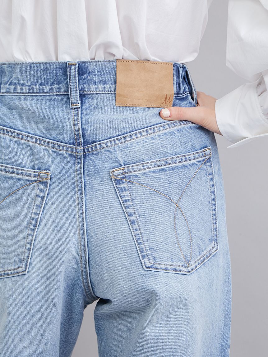 ブロックカラーバギーフレアデニム | 09WFP261123