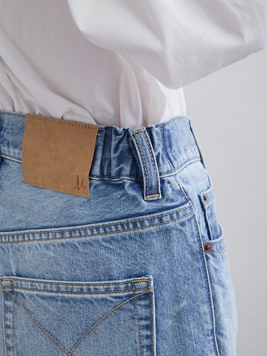 ブロックカラーバギーフレアデニム | 09WFP261123