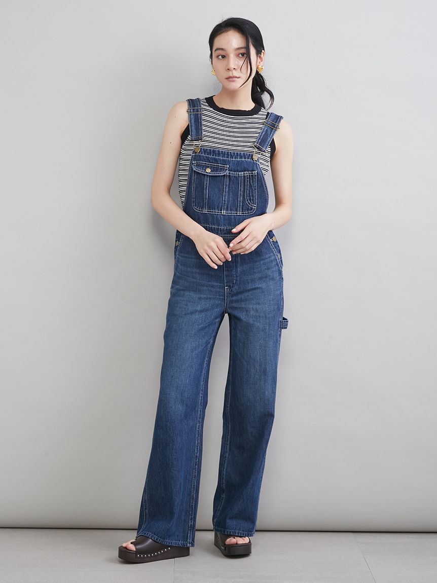 デニムオーバーオール(デニムパンツ)｜パンツ｜Mila Owen（ミラ