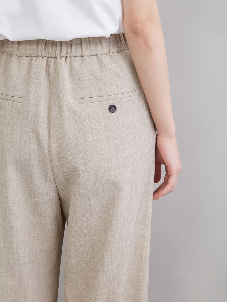 2タックウエストゴムワイドイージーパンツ | 09WFP261144