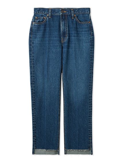 MILA PANTS】裾段差テーパードデニムパンツ(デニムパンツ)｜パンツ