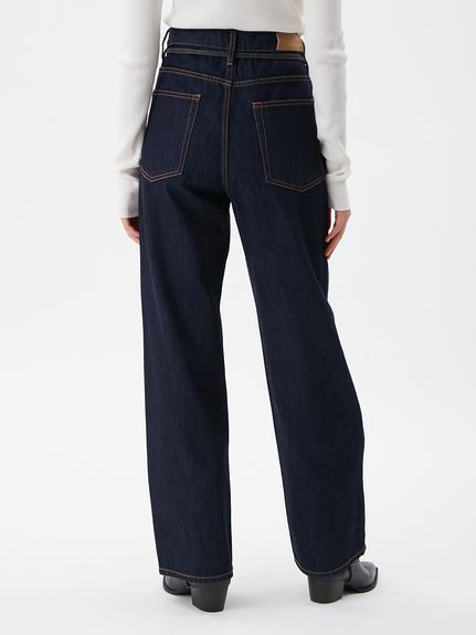 細ベルト付きストレートデニムパンツ(デニムパンツ)｜パンツ｜Mila