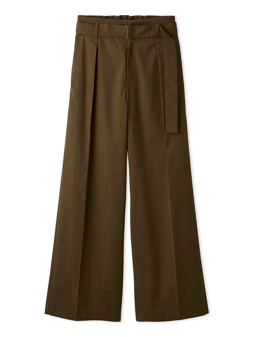 MILA PANTS】【UVカット】マルチファンクションセミワイドタックパンツ