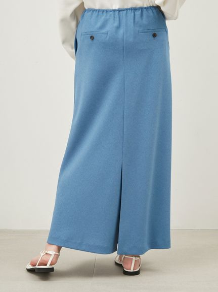 【着心地最高！美シルエット！】Vince プルオン ミディスカート ウォッシャブルシルク】水っぽい光沢 マキシ丈 Aライン ポケット