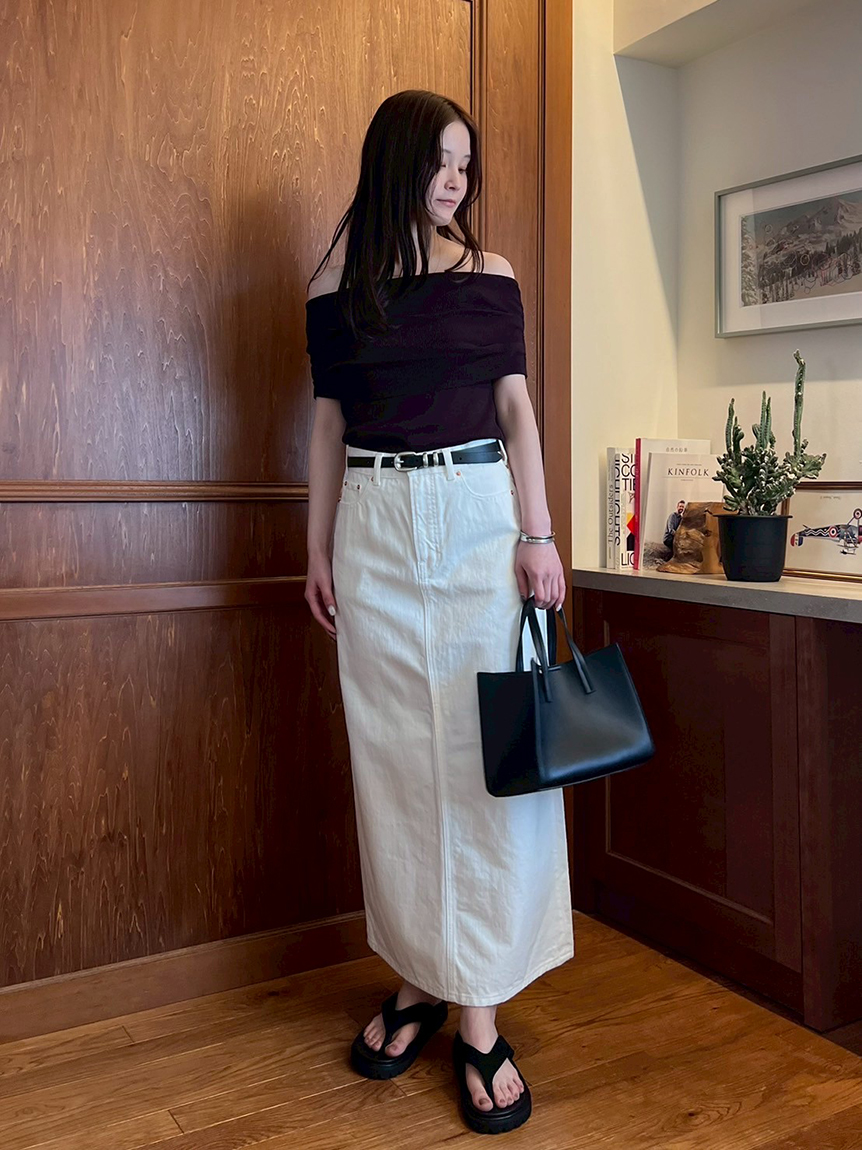 Mila Owen 共ベルト付ストレートリネンマキシスカート 楽天市場】【SALE／50%OFF】共ベルト付ストレートリネンマキシ