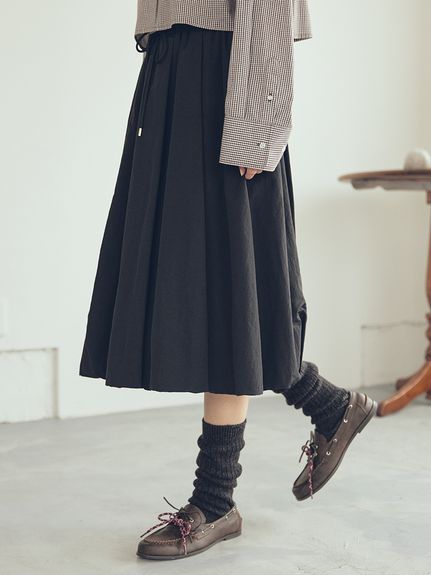 ウエストドロスト2サイズバルーンスカート(フレアスカート)｜スカート