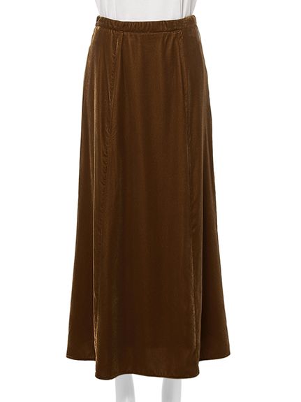 【ラテン】新品　エスカルゴ　ベルベット　スカート黒　b9131 エスカルゴデザインベロアナロースカート(ナロースカート