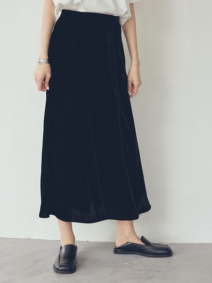 エスカルゴデザインベロアナロースカート(ナロースカート)｜スカート