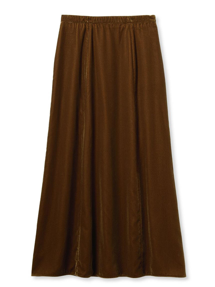 エスカルゴデザインベロアナロースカート(ナロースカート