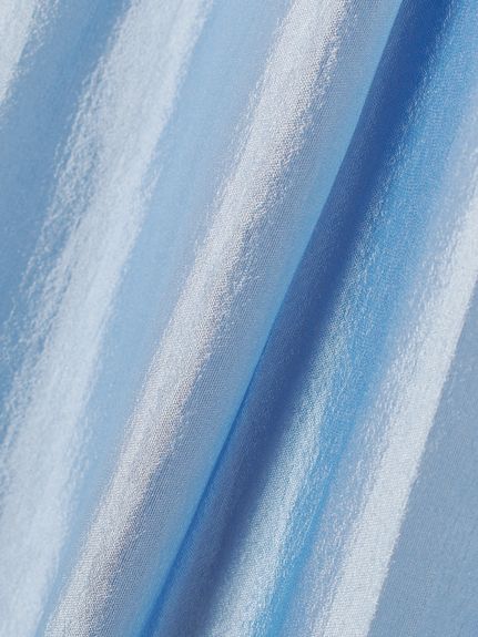 ウエストゴムシアーシャイニーバルーンスカート(フレアスカート