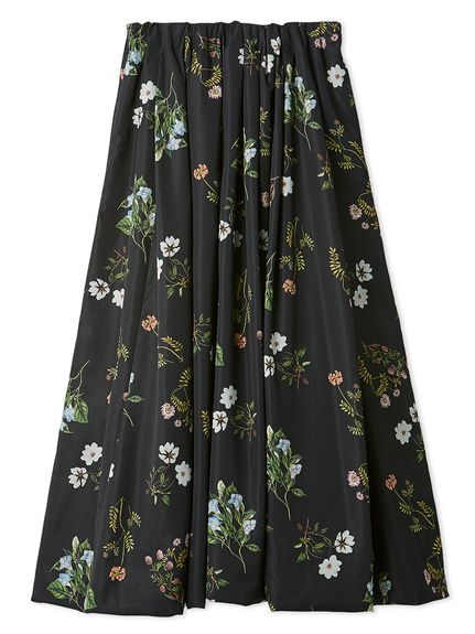 ボタニカルプリントバルーンスカート(ロングスカート)｜スカート｜Mila