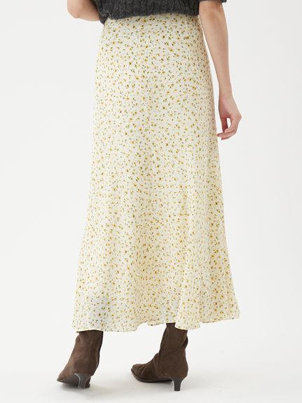 フラワープリントナロースカート(ナロースカート)｜スカート｜Mila